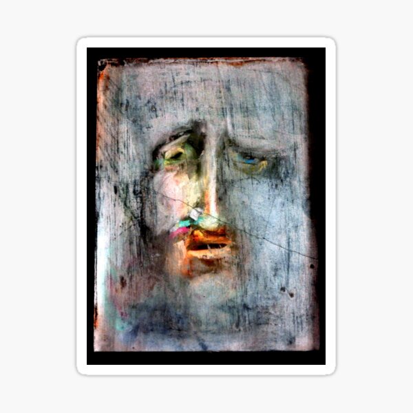 Christ vieux Sticker