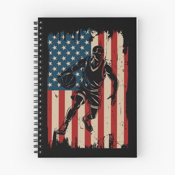 Item preview, Basketball Player With American Flag designed and sold by pintartipuduran.
