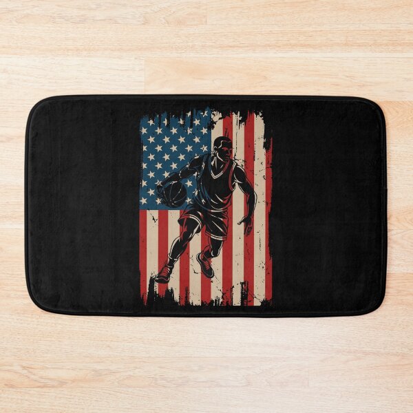 Item preview, Basketball Player With American Flag designed and sold by pintartipuduran.
