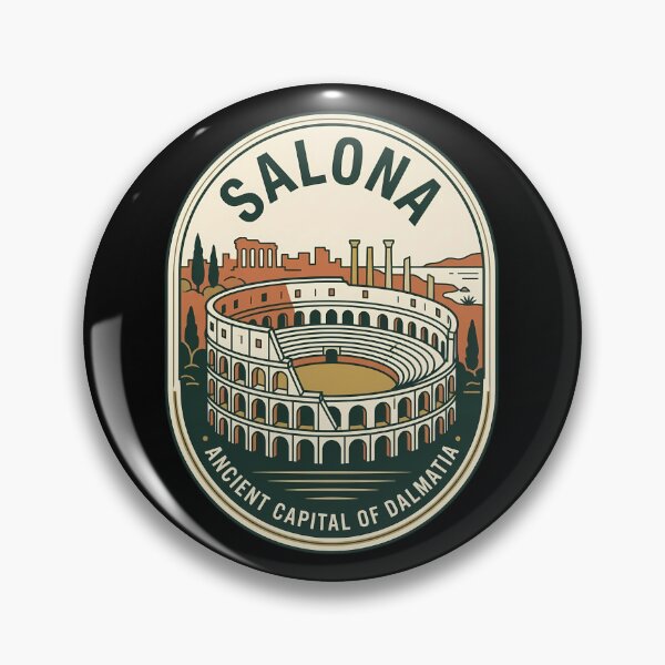 Item preview, Salona Ancient Capital of Dalmatia Vintage Travel Emblem designed and sold by k3rstman1.