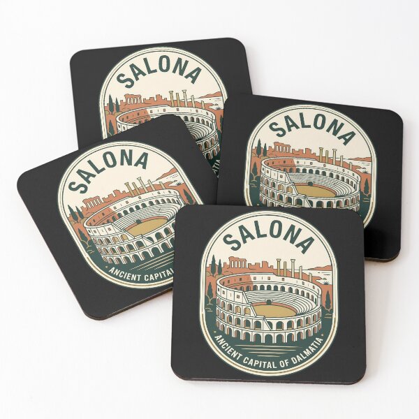 Item preview, Salona Ancient Capital of Dalmatia Vintage Travel Emblem designed and sold by k3rstman1.
