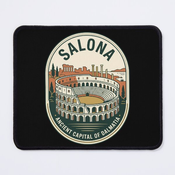 Item preview, Salona Ancient Capital of Dalmatia Vintage Travel Emblem designed and sold by k3rstman1.