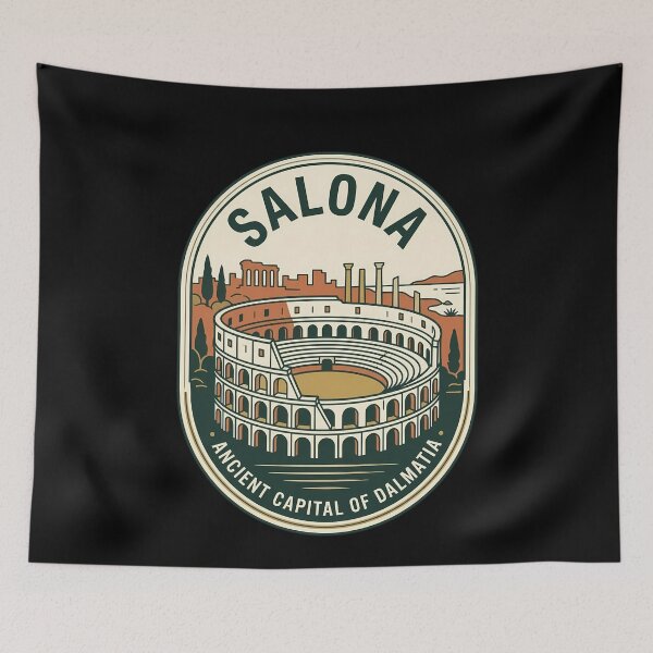 Item preview, Salona Ancient Capital of Dalmatia Vintage Travel Emblem designed and sold by k3rstman1.