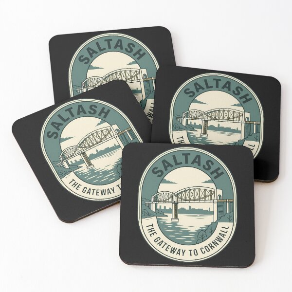 Item preview, Saltash Gateway to Cornwall Vintage Travel Emblem designed and sold by k3rstman1.