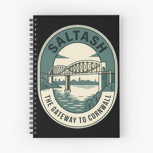 Item preview, Saltash Gateway to Cornwall Vintage Travel Emblem designed and sold by k3rstman1.