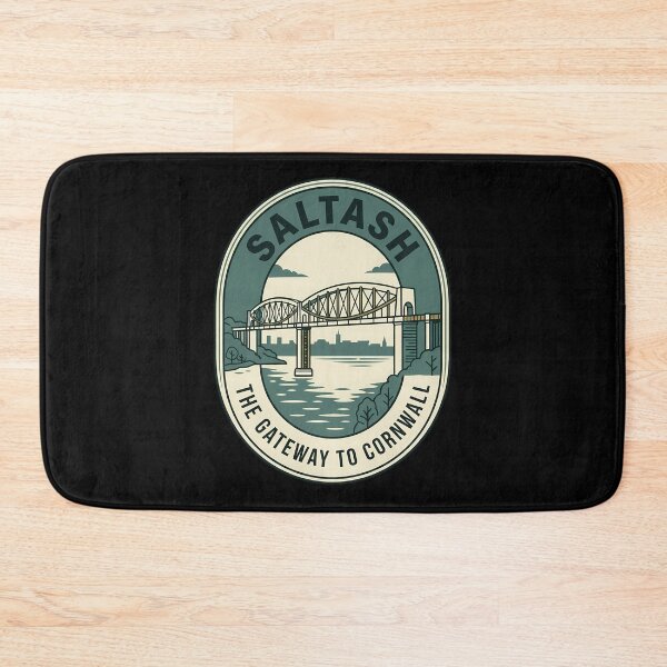 Item preview, Saltash Gateway to Cornwall Vintage Travel Emblem designed and sold by k3rstman1.