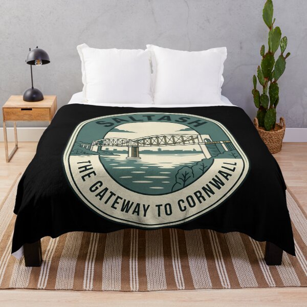 Item preview, Saltash Gateway to Cornwall Vintage Travel Emblem designed and sold by k3rstman1.