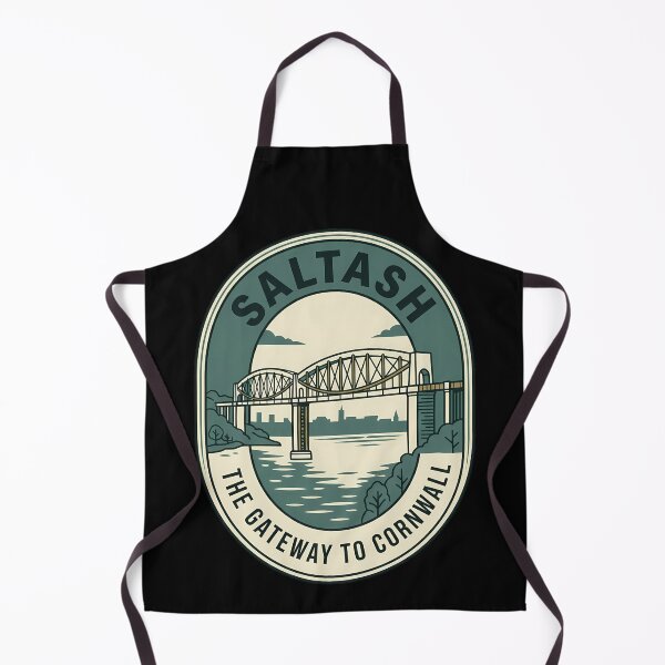 Item preview, Saltash Gateway to Cornwall Vintage Travel Emblem designed and sold by k3rstman1.
