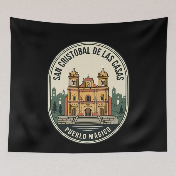 Item preview, San Cristobal De Las Casas Vintage Travel Emblem designed and sold by k3rstman1.