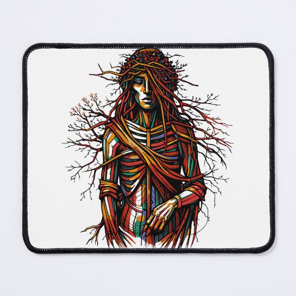 Item preview, Mother Nature Reborn – Mythic Eco‑Anatomy Silhouette designed and sold by zoliartdesign.