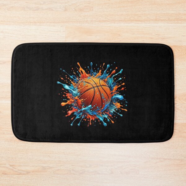 Item preview, Basketball Splashing in Vivid Colors designed and sold by pintartipuduran.