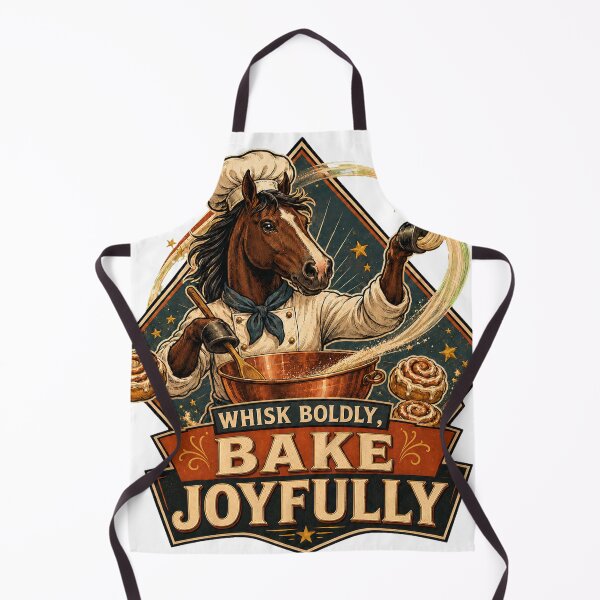 Item preview, Vintage Horse Baker Cinnamon Roll Art designed and sold by Kolibra.