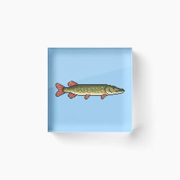 Item preview, Pixelated Pike designed and sold by Fish Town.