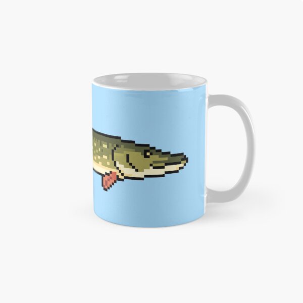 Aperçu de l'œuvre Brochet pixélisé créée et vendue par Fish Town.