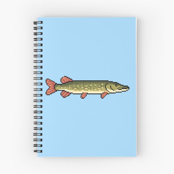 Artikelvorschau, Pixelierter Hecht entworfen und verkauft von Fish Town.