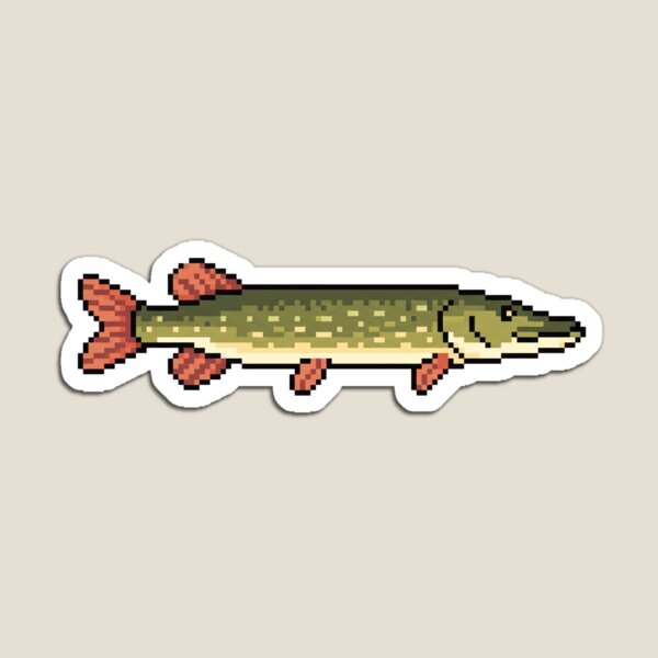 Item preview, Pixelated Pike designed and sold by Fish Town.