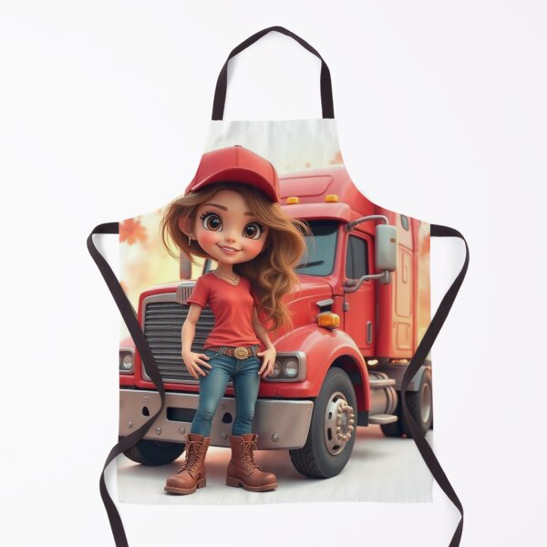 Item preview, Keep On Truckin' Cute Cartoon Big Rig Design designed and sold by CodellCreations.