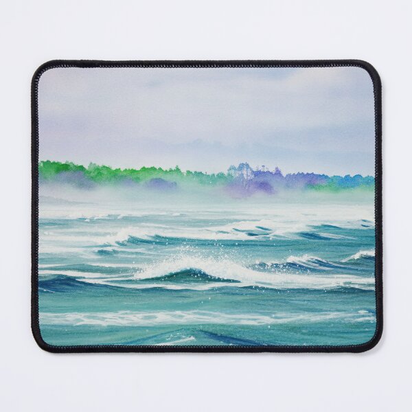 Item preview, Watercolor waves designed and sold by Tempraneo Photo.