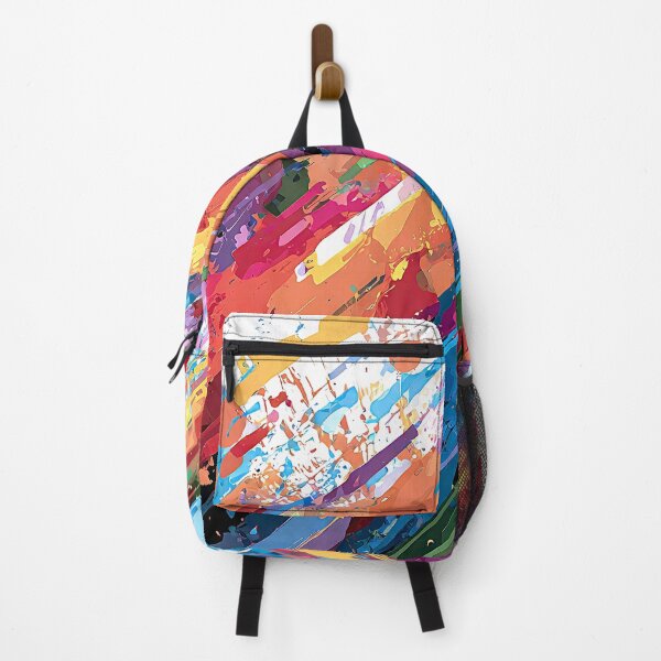 Item preview, Rainbow Colorful Universe Vibrant Brushstrokes Modern Contemporary Abstract designed and sold by DEC02.