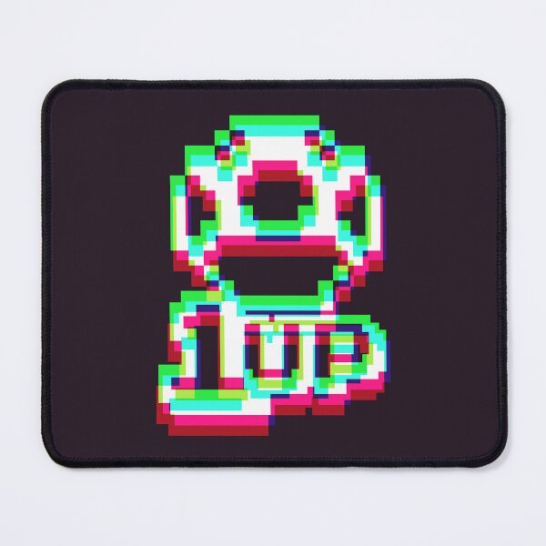 Item preview, 1up Mushroom Negative Synthwave 3 designed and sold by animinimal.