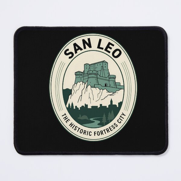 Item preview, San Leo Italy Fortress Vintage Travel Emblem designed and sold by k3rstman1.