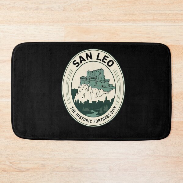 Item preview, San Leo Italy Fortress Vintage Travel Emblem designed and sold by k3rstman1.