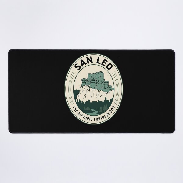 Item preview, San Leo Italy Fortress Vintage Travel Emblem designed and sold by k3rstman1.