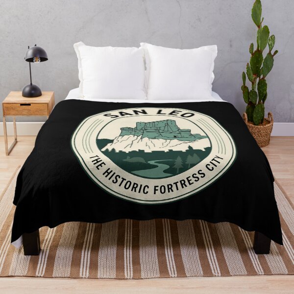 Item preview, San Leo Italy Fortress Vintage Travel Emblem designed and sold by k3rstman1.