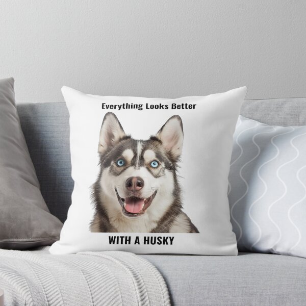 Artikelvorschau, Mit einem Husky sieht alles besser aus entworfen und verkauft von The Jolly Husky .