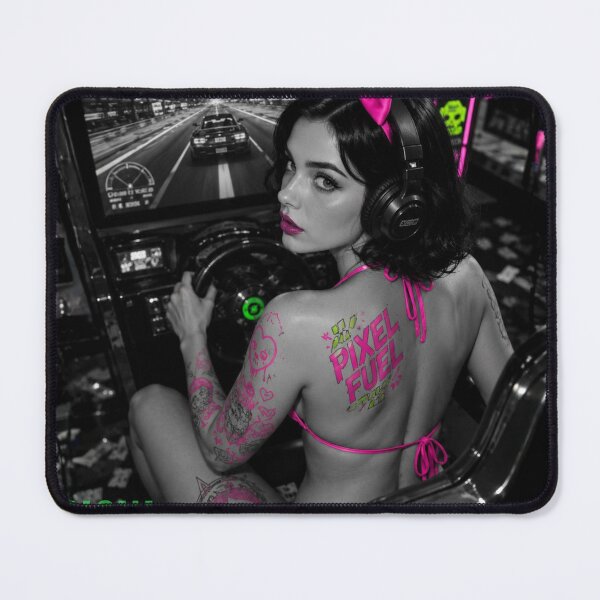 Item preview, Pixel Fuel Rush: When Neon Energy Drives the Moment designed and sold by Print Fiction.