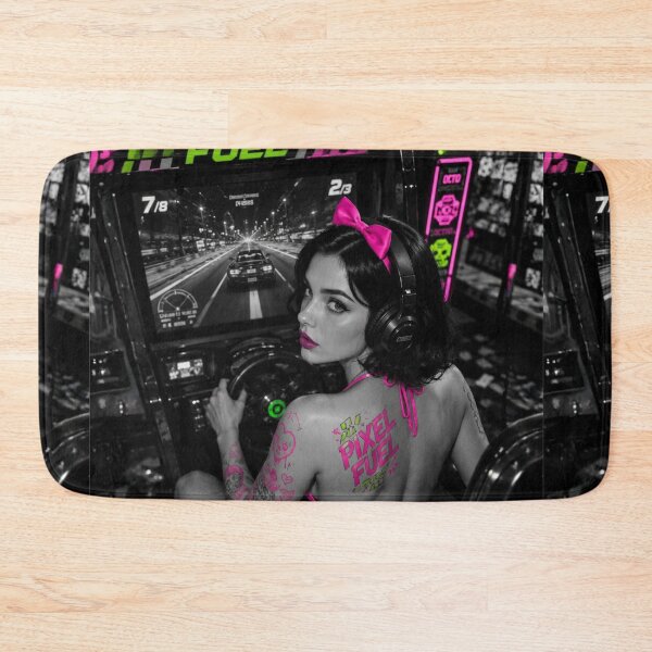 Item preview, Pixel Fuel Rush: When Neon Energy Drives the Moment designed and sold by Print Fiction.