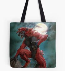 Red werewolf Tote Bag