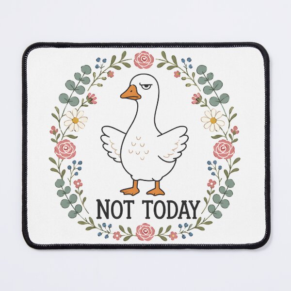 Item preview, Not Today Snarky Goose Funny Cottagecore Cute Angry Goose Gift designed and sold by StitchAndSnarkCo.