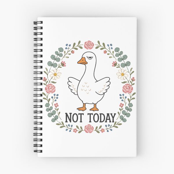 Item preview, Not Today Snarky Goose Funny Cottagecore Cute Angry Goose Gift designed and sold by StitchAndSnarkCo.