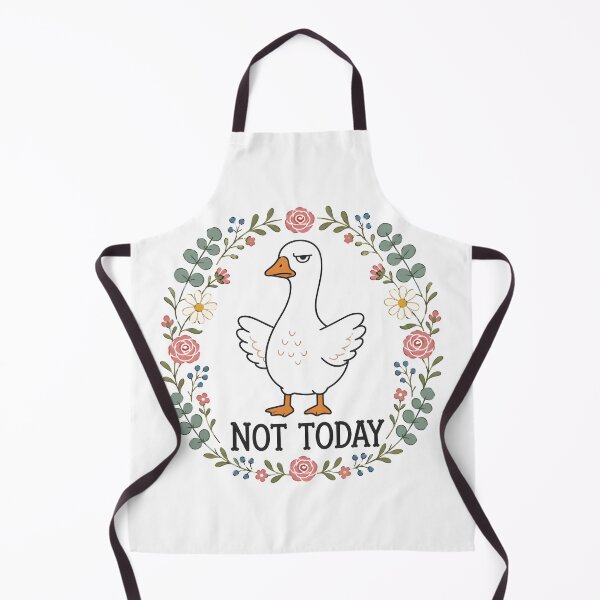 Item preview, Not Today Snarky Goose Funny Cottagecore Cute Angry Goose Gift designed and sold by StitchAndSnarkCo.