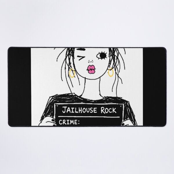 Item preview, Arrested for Ghosting Everyone | Funny Mugshot Doodle Sticker & T-Shirt Design designed and sold by designbyuzi.