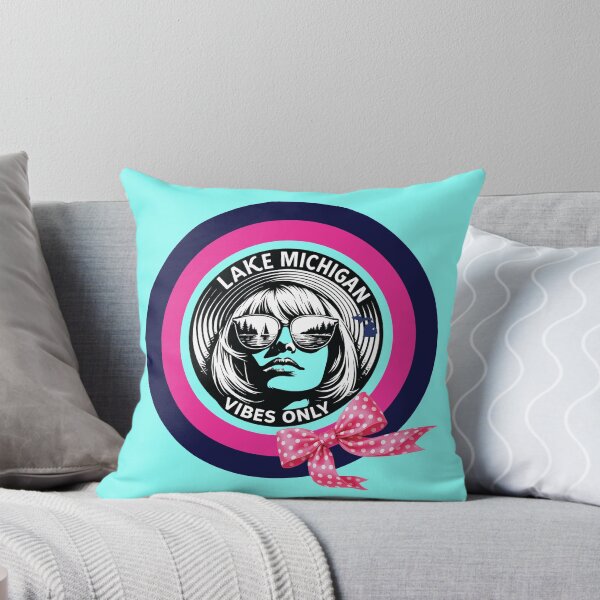 Item preview, Lake Michigan Vibes Only | Great Lakes Beach Artwork designed and sold by FreshWaterWares.