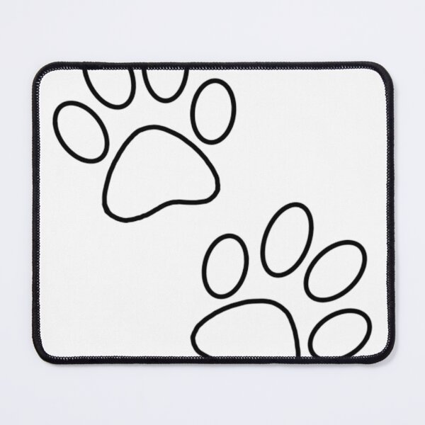 Item preview, Paw Print Outline Line Art Design designed and sold by The-SilentPlace.