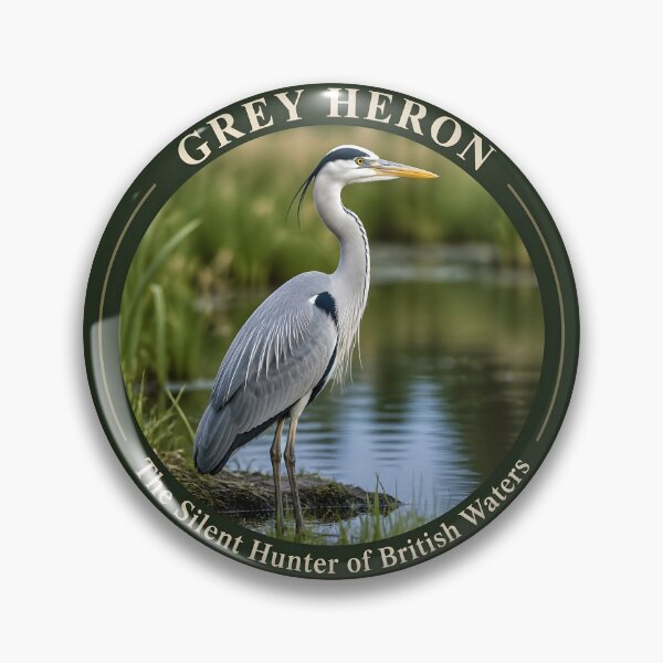Item preview, GREY HERON     – The Silent Hunter of British Waters designed and sold by The Digital Compass.