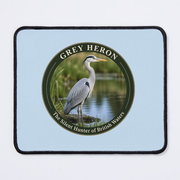 Item preview, GREY HERON     – The Silent Hunter of British Waters designed and sold by The Digital Compass.
