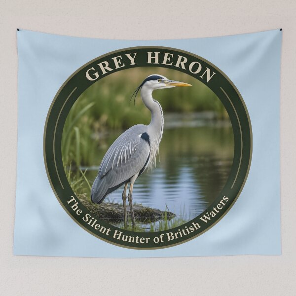 Item preview, GREY HERON     – The Silent Hunter of British Waters designed and sold by The Digital Compass.