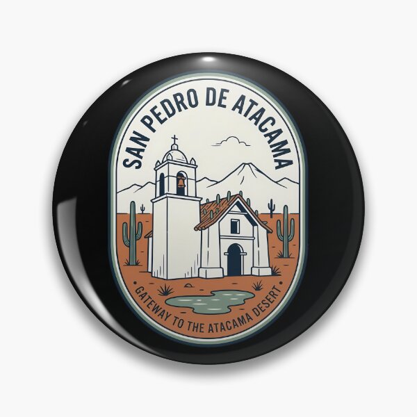 Item preview, San Pedro De Atacama Vintage Travel Emblem designed and sold by k3rstman1.
