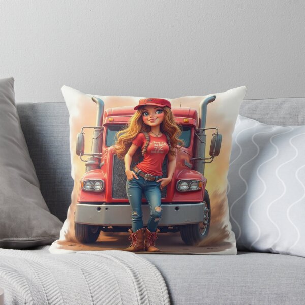 Item preview, Keep On Truckin' Cute Cartoon Big Rig Design designed and sold by CodellCreations.