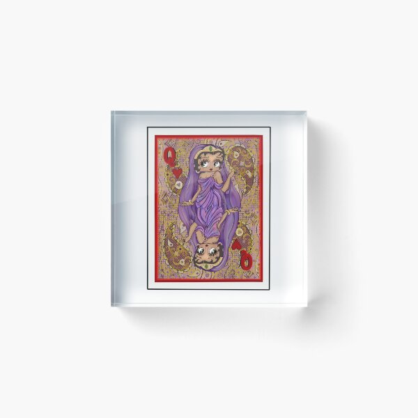 Item preview, Betty Boop Queen of Hearts -Purple designed and sold by The Beauty Brainery.