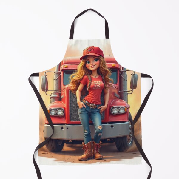 Item preview, Keep On Truckin' Cute Cartoon Big Rig Design designed and sold by CodellCreations.