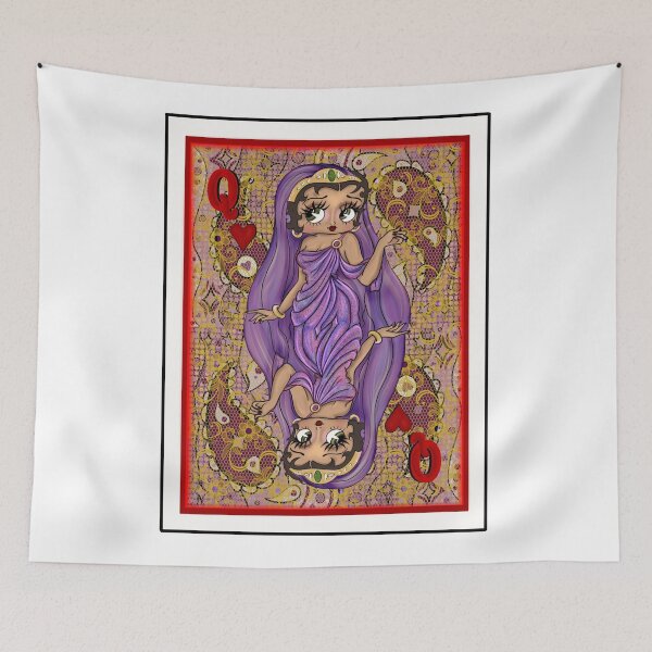 Item preview, Betty Boop Queen of Hearts -Purple designed and sold by The Beauty Brainery.