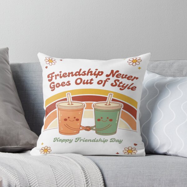 Item preview, Cute Retro "Friendship Never Goes Out of Style" - 70s Vibe designed and sold by InspiredCreatives.
