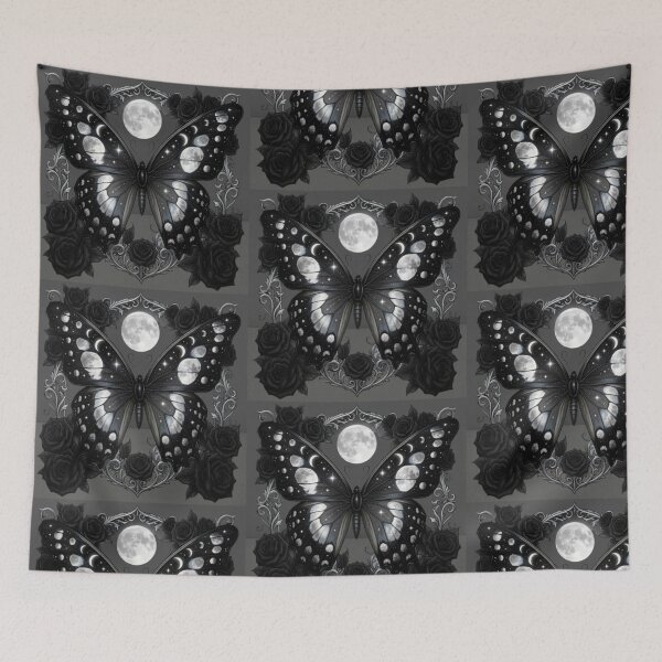 Item preview, Celestial Butterfly | Gothic Moon Butterfly designed and sold by JanjjaSoulInk.