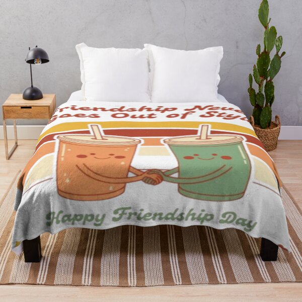 Item preview, Cute Retro "Friendship Never Goes Out of Style" - 70s Vibe designed and sold by InspiredCreatives.
