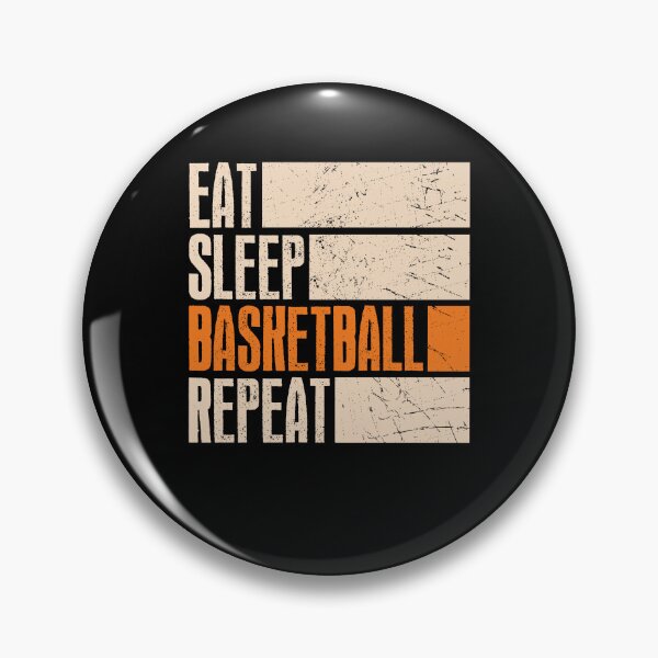 Item preview, Eat Sleep Basketball Repeat Design designed and sold by pintartipuduran.